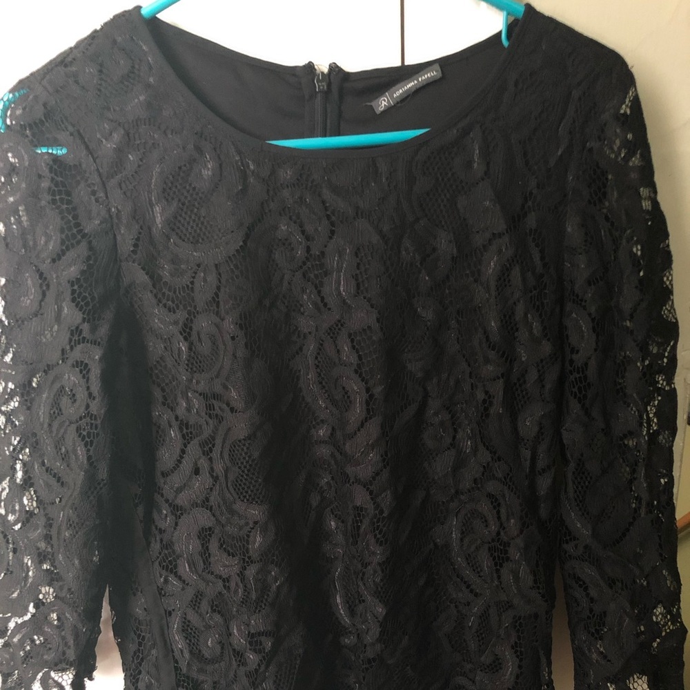 Black Lace Top Size M